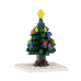 Wenskaart Postkaart Kerstboom- Brixies- Bouwsteentjes