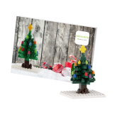 Wenskaart Postkaart Kerstboom- Brixies- Bouwsteentjes Wenskaart Postkaart Kerstboom- Brixies- Bouwsteentjes