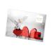 Wenskaart Postkaart Duif Tortelduif- Brixies- Bouwsteentjes