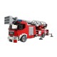 Bouwpakket Brandweerwagen met Draailadder, Brixies Plus
