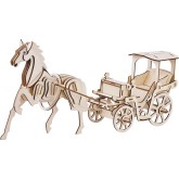 Bouwpakket Paard met Koets Bouwpakket Paard met Koets