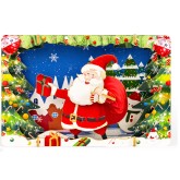 Bouwpakket DIY 3D Theater Kerstman- MDF