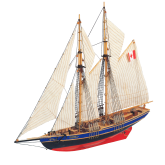Modelbouw Schip Zeilschip Schoener 'Bluenose II' van hout Modelbouw Schip Zeilschip Schoener 'Bluenose II' van hout