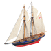 Modelbouw Schip Zeilschip Schoener 'Bluenose II' van hout Modelbouw Schip Zeilschip Schoener 'Bluenose II' van hout