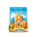 Bouwpakket DIY 3D Theater Sagrada Familia- Barcelona- hout
