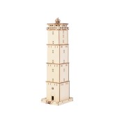 Bouwpakket Vuurtoren Brandaris- Terschelling- van hout
