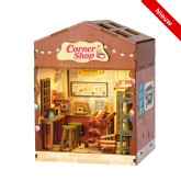 DIY Miniature Scene 3D Kruidenierswinkel met LED- verlichting- MDF