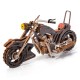 Bouwpakket Motor Yankeer Chopper van hout- gekleurd