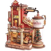 Bouwpakket Dream Gift Factory gekleurd- hout Bouwpakket Dream Gift Factory gekleurd- hout