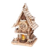 Bouwpakket Koekoeksklok Mechanisch (USB)- hout Bouwpakket Koekoeksklok Mechanisch (USB)- hout