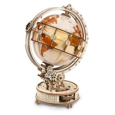 Bouwpakket Globe Wereldbol ROKR met verlichting elektrisch- Mechanisch