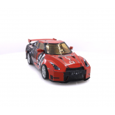 Bouwpakket Nissan Sportscar GTR met verlichting- metaal- gekleurd