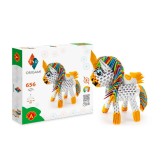 3D Model Origami Eenhoorn- Papier