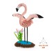 3D Model Origami Flamingo- Papier