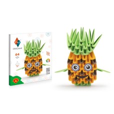 3D Model Origami Ananas- Papier