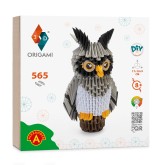 3D Model Origami Uil- Papier