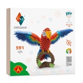 3D Model Origami Papegaai- Papier