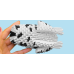 3D Model Origami Hond Dalmatiër - Papier