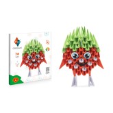3D Model Origami Aardbei- Papier