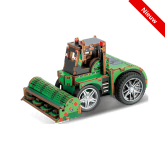Bouwpakket Weeder met pullbackmechanische- gekleurd- MDF Bouwpakket Weeder met pullbackmechanische- gekleurd- MDF