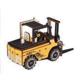 Bouwpakket Vorkheftruck van hout- gekleurd Bouwpakket Vorkheftruck van hout- gekleurd