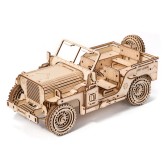 Bouwpakket Legerjeep van hout