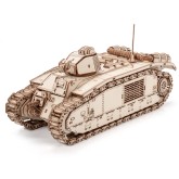 Bouwpakket Tank Char B1- WOII- World of Tanks- hout
