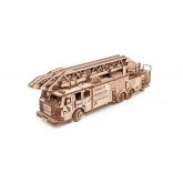 Bouwpakket Brandweerwagen Brandweertruck Mechanisch- hout Bouwpakket Brandweerwagen Brandweertruck Mechanisch- hout