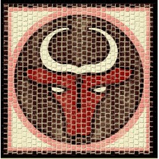 Mozaïek Sterrenbeeld Stier- Steen Mozaïek Sterrenbeeld Stier- Steen
