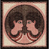 Mozaïek Sterrenbeeld Tweelingen- Steen Mozaïek Sterrenbeeld Tweelingen- Steen