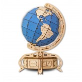 Bouwpakket Globe Mechanisch groot- blauw Bouwpakket Globe Mechanisch groot- blauw