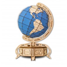 Bouwpakket Globe Mechanisch groot- blauw Bouwpakket Globe Mechanisch groot- blauw