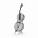 Bouwpakket Cello- metaal Bouwpakket Cello- metaal