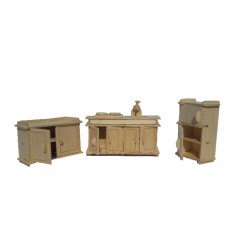 Bouwpakket Poppenhuismeubels Keuken Bouwpakket Poppenhuismeubels Keuken