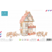 Bouwpakket Poppenhuis 'Gotisch Huis'- klein 1:36- kleur Bouwpakket Poppenhuis 'Gotisch Huis'- klein 1:36- kleur
