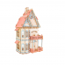Bouwpakket Poppenhuis 'Gotisch Huis'- klein 1:36- kleur Bouwpakket Poppenhuis 'Gotisch Huis'- klein 1:36- kleur