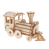 Bouwpakket Locomotief - hout Bouwpakket Locomotief - hout